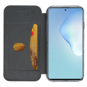 Луксозен кожен калъф тефтер ултра тънък Wallet FLEXI и стойка за XIAOMI Redmi Note 9S / Xiaomi Redmi Note 9 Pro син 